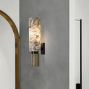 Modernist Black Cylinder Coffee House Wall Sconce Light - Dolomite 1-Light Mount Lamp