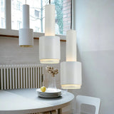 Modernist Black/White Hand Grenade Pendant Light For Restaurant White