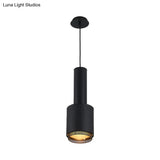 Modernist Black/White Hand Grenade Pendant Light For Restaurant