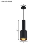 Modernist Black/White Hand Grenade Pendant Light For Restaurant