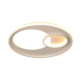 Modernist Led Acrylic Ceiling Light Fixture - 18/21.5 Diameter Warm/White Remote Control Dimming
