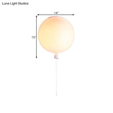 Modernist Style Balloon Shade Suspension Lamp - 8’/10’ Width White Ceiling For Living Room