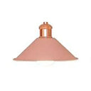 Modernist Style Conical Suspended Lamp - Metallic Hanging Light Fixture 1 Black/White Living Room