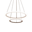 Multi Tier 2-3-4 Pendant Chandelier Acrylic White Led Ceiling Hang Light For Dining Room / 2 Tiers
