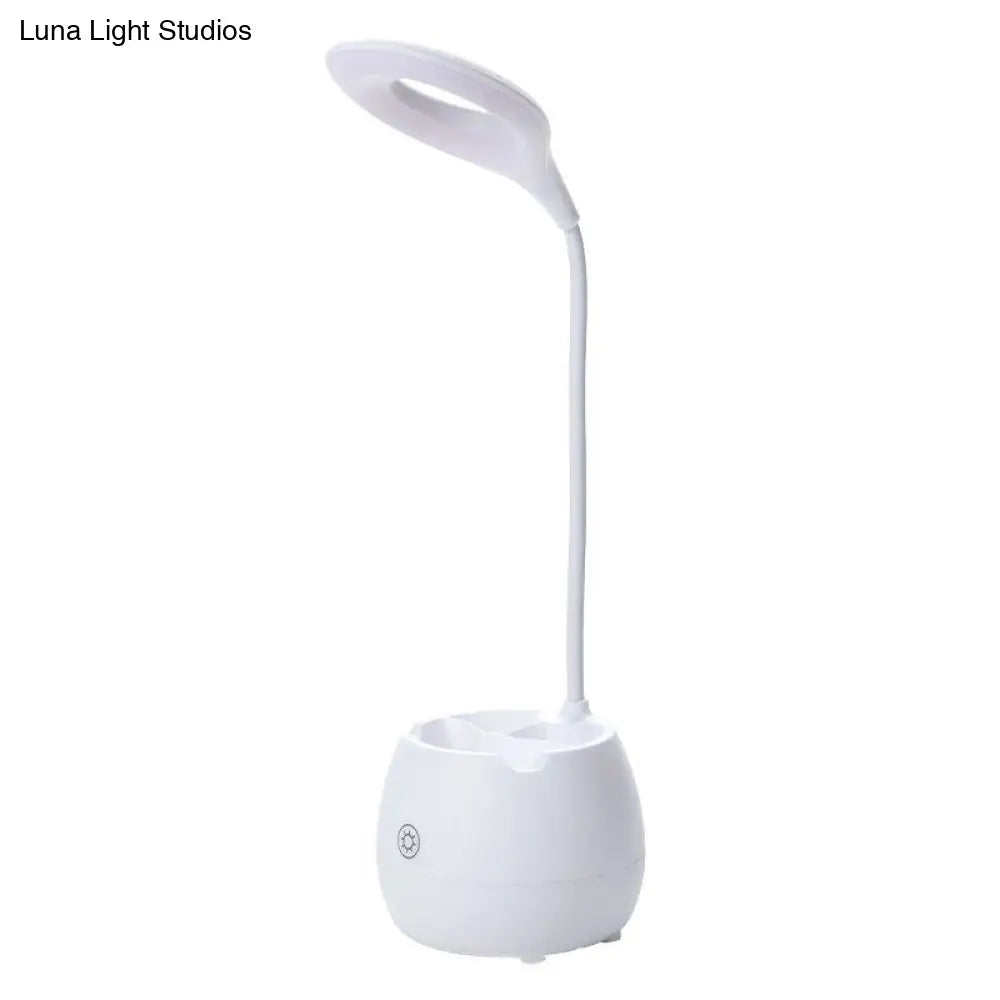 Multicolor Led Desk Lamp With Usb Charging Touch Sensor & Flexible Arm - Ideal For Students And