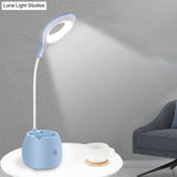 Multicolor Led Desk Lamp With Usb Charging Touch Sensor & Flexible Arm - Ideal For Students And