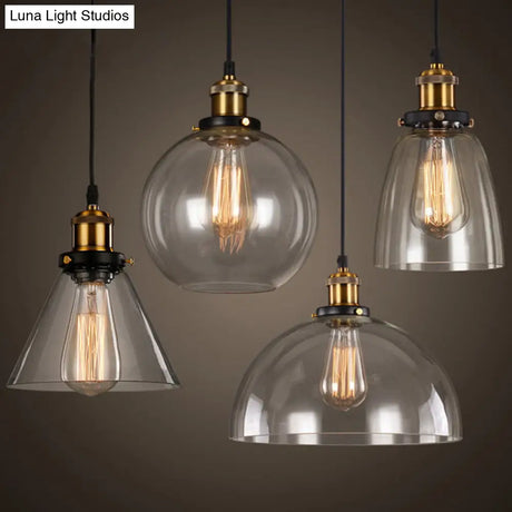 Nautical Glass Pendulum Pendant Light For Dining Room Suspension