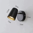 Nell Industrial LED Wall Sconce Black Wall Lamp