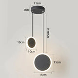 New Arrival Pendant Lights Modern Led Lamp For Bedside Dining Room Bar White Or Black Color Fixtures