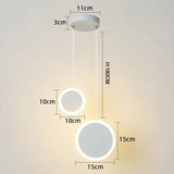 New Arrival Pendant Lights Modern Led Lamp For Bedside Dining Room Bar White Or Black Color Fixtures