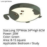 New Design Led Ceiling Light Baby Room Child Cutie Cat Shape With Remote Control Lamp Lighting