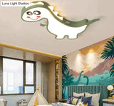New Dinasour Modern Led Ceiling Lights Lamp For Child Bedroom Study Room Babyroom Remote Control