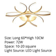 New Modern Led Ceiling Light For Living Room Bedroom White Color Dimmable With Remote Lighting Lamp