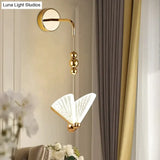 Nordic Butterfly Led Wall Light for Bedroom wall Light
