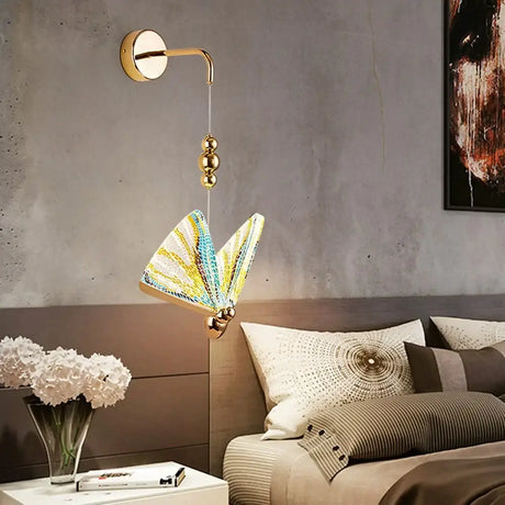 Nordic Butterfly Led Wall Light for Bedroom wall Light