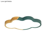 Nordic Cloud Shape Led Ceiling Light For Kid’s Bedroom - Acrylic Flush Mount Energy Saving
