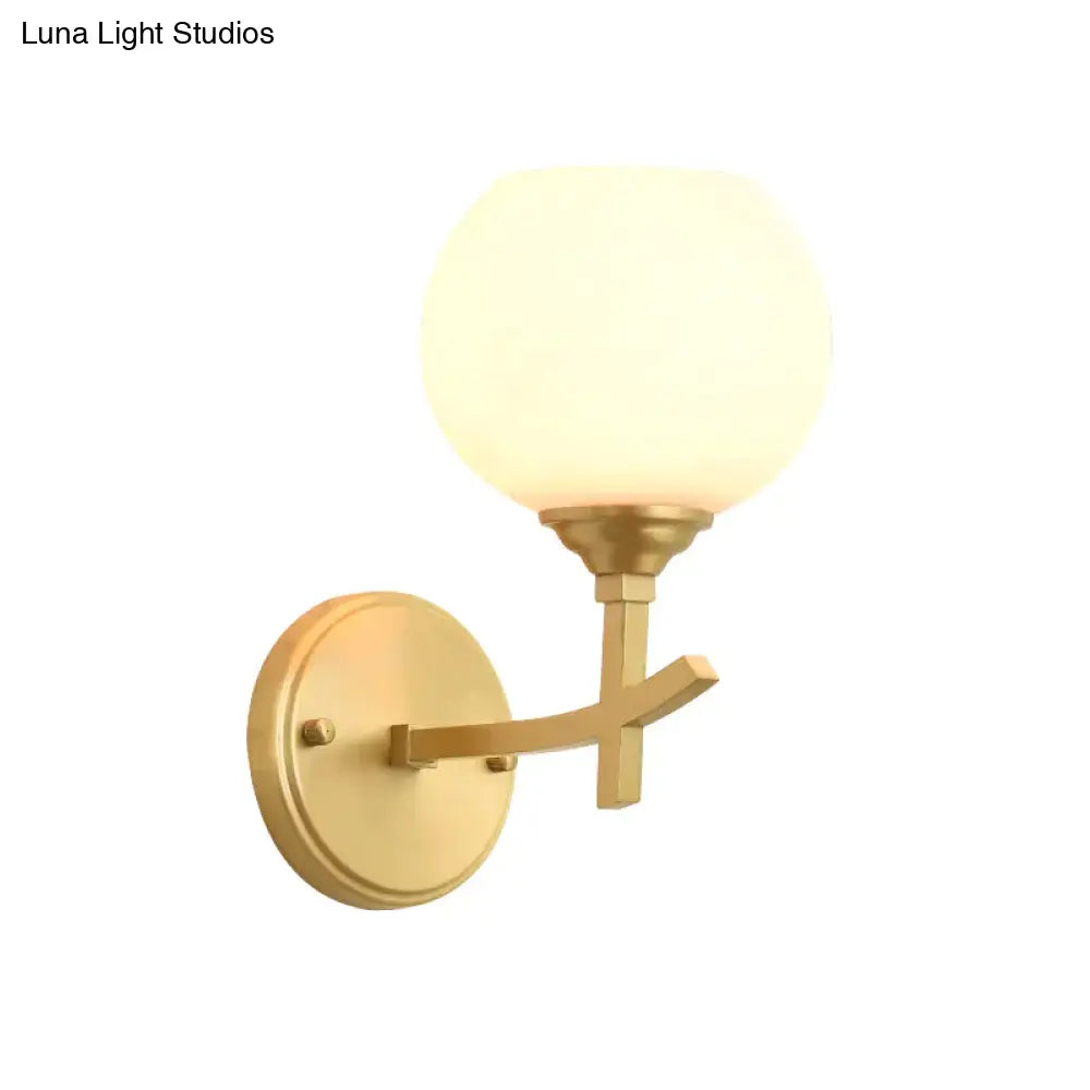 Nordic Creative Luxury Copper Wall Lamp Bedside Corridor Background Home Shop Window Display Golden