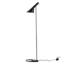 Nordic Funnel Shaped Floor Lamp: Contemporary Metal Standing Light For Living Room Black
