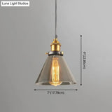 Nordic Industrial Mirrored Glass Pendant Ceiling Light With 1 Hanging
