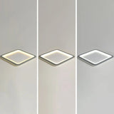 Nordic Led Ceiling Light: Dark Grey Ultra-Thin Flush Mount With Acrylic Shade Gray / 19 Third Gear