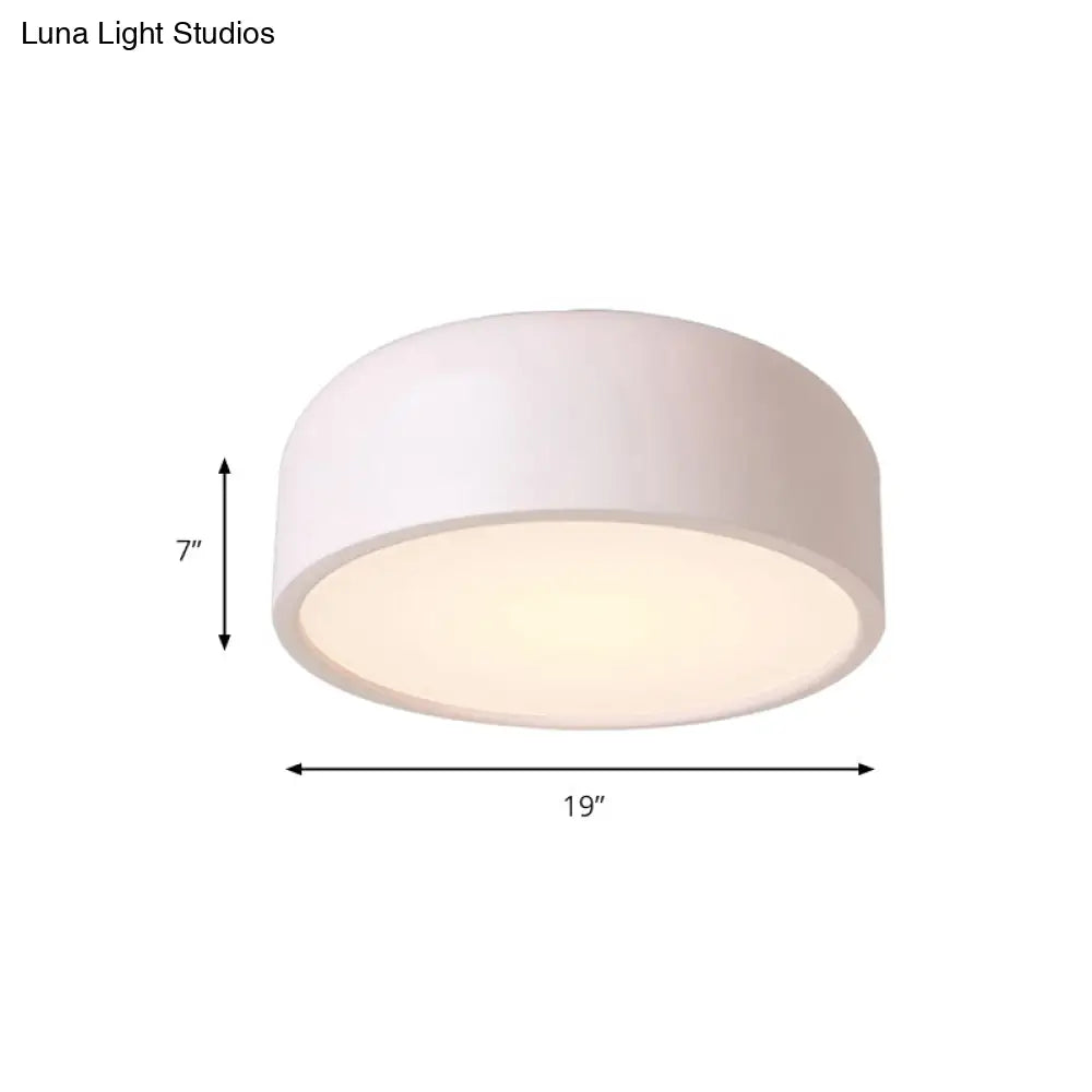 Nordic Led Ceiling Light For Kid’s Bedroom With Acrylic Dome Shade