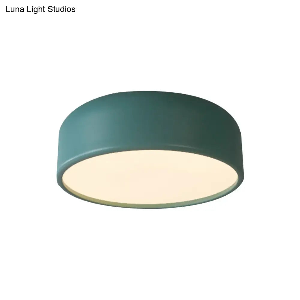 Nordic Led Ceiling Light For Kid’s Bedroom With Acrylic Dome Shade