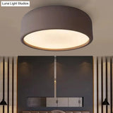 Nordic Led Ceiling Light For Kid’s Bedroom With Acrylic Dome Shade