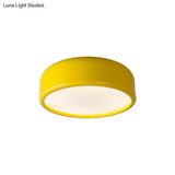Nordic Led Ceiling Light For Kid’s Bedroom With Acrylic Dome Shade