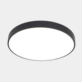 Nordic Led Ceiling Light With Acrylic Diffuser For Hallways - Sleek Metal Flush Mount Black / 9’