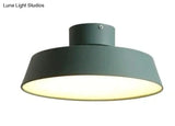Nordic Led Macarone Ceiling Lamp Green / 27W