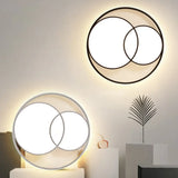 Nordic Led Round Flush Mount Ceiling Light With Acrylic Shade