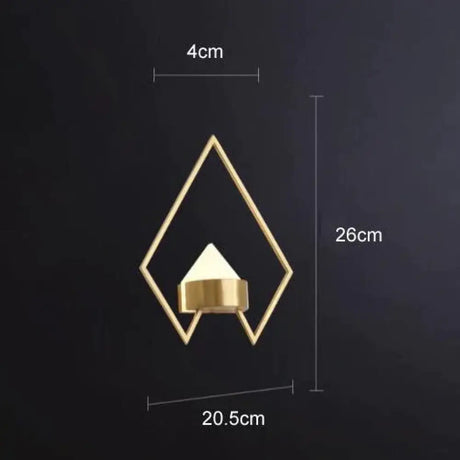 Nordic Living Room Background Copper Wall Lamp A Copper Wall Lamps