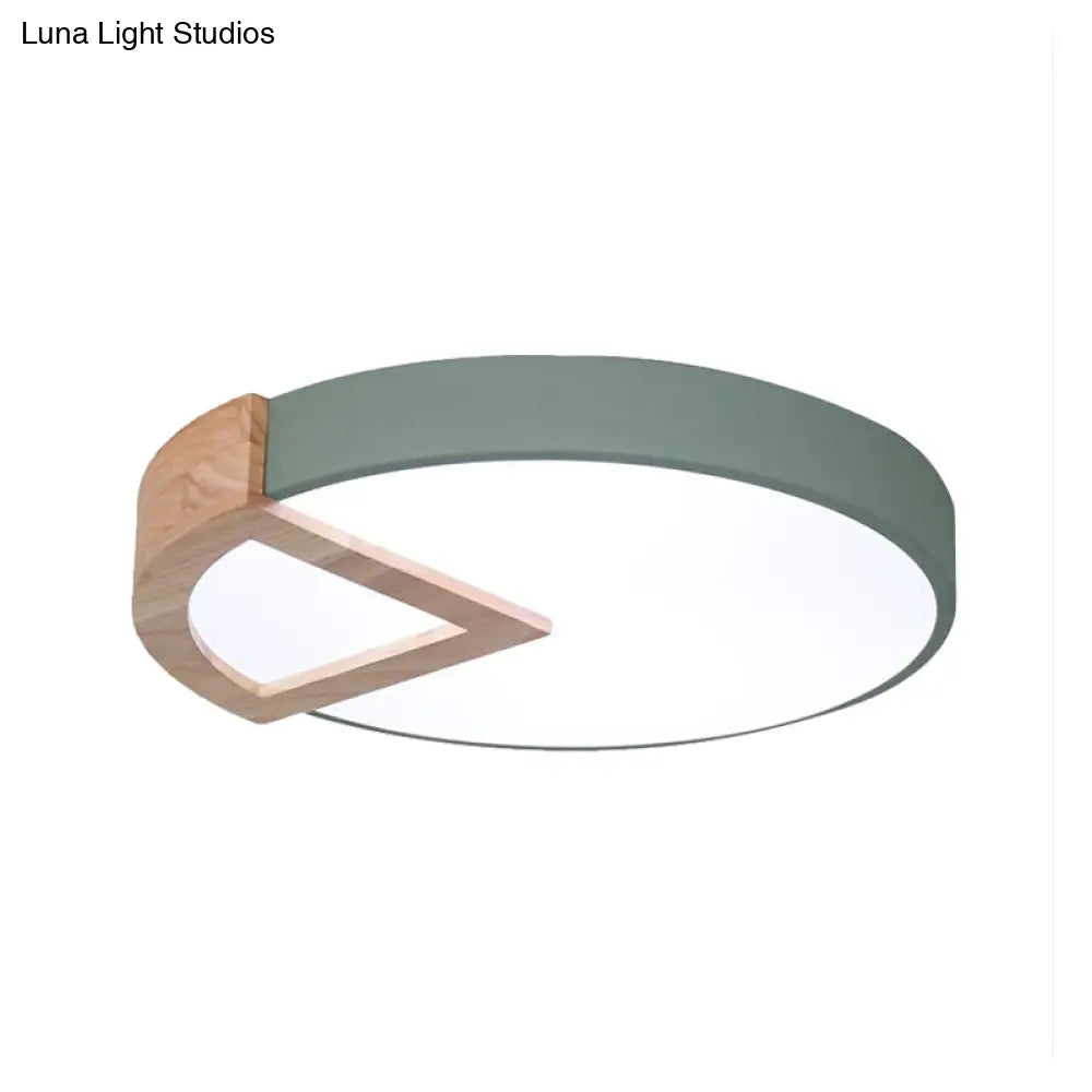Nordic Macaron Flush Mount Light For Kids’ Bedrooms