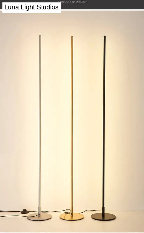 Nordic Minimalism Led Floor Lamp Bedroom Bedside Decoration Home Light Indoor Lighting Standing