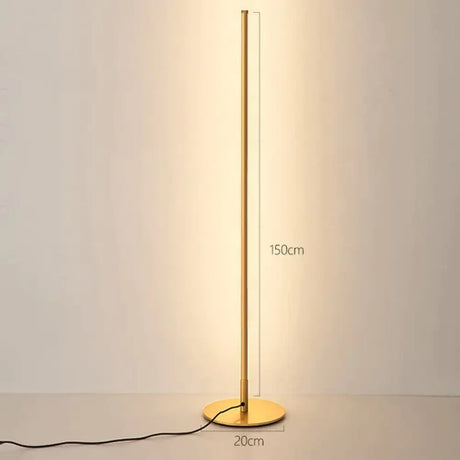 Nordic Minimalism Led Floor Lamp Bedroom Bedside Decoration Home Light Indoor Lighting Standing