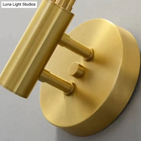 Nordic Minimalist Bedroom Bedside Light Corridor Aisle Full Copper Wall Lamp Copper Wall Lamps