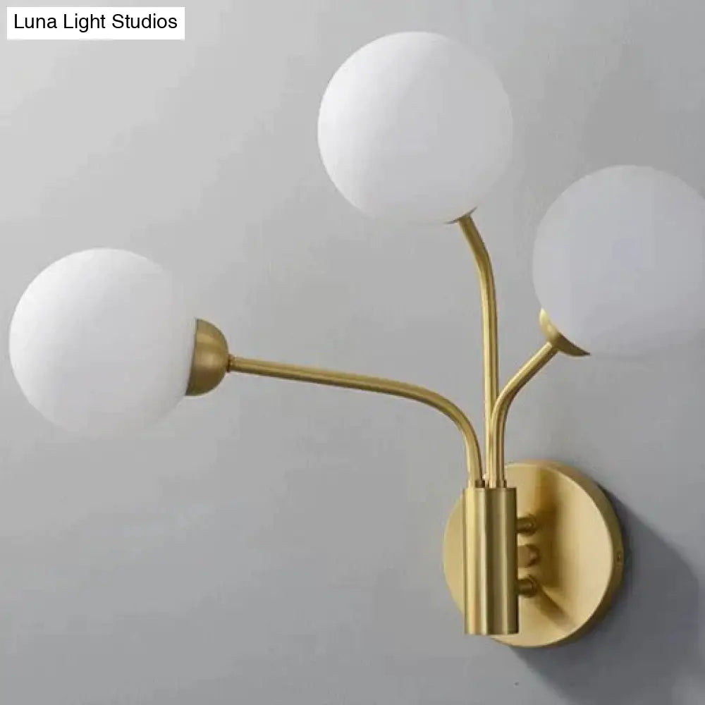 Nordic Minimalist Bedroom Bedside Light Corridor Aisle Full Copper Wall Lamp Copper Wall Lamps