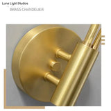 Nordic Minimalist Bedroom Bedside Light Corridor Aisle Full Copper Wall Lamp Copper Wall Lamps