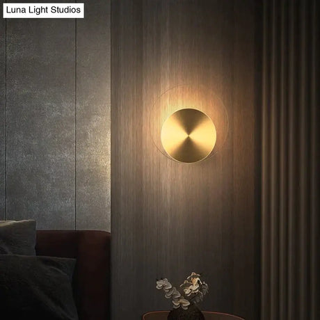 Nordic Minimalist Bedside Lamp Bedroom Full Copper Wall Lamp Copper Wall Lamps