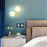 Nordic Minimalist Modern Living Room Corridor Bedroom Full Copper Wall Lamp Lamps
