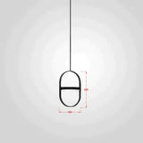 Nordic Modern Geometry Simple Rotary Pendant Lights Designer Luminarias Circular Hanging Lamp Bar