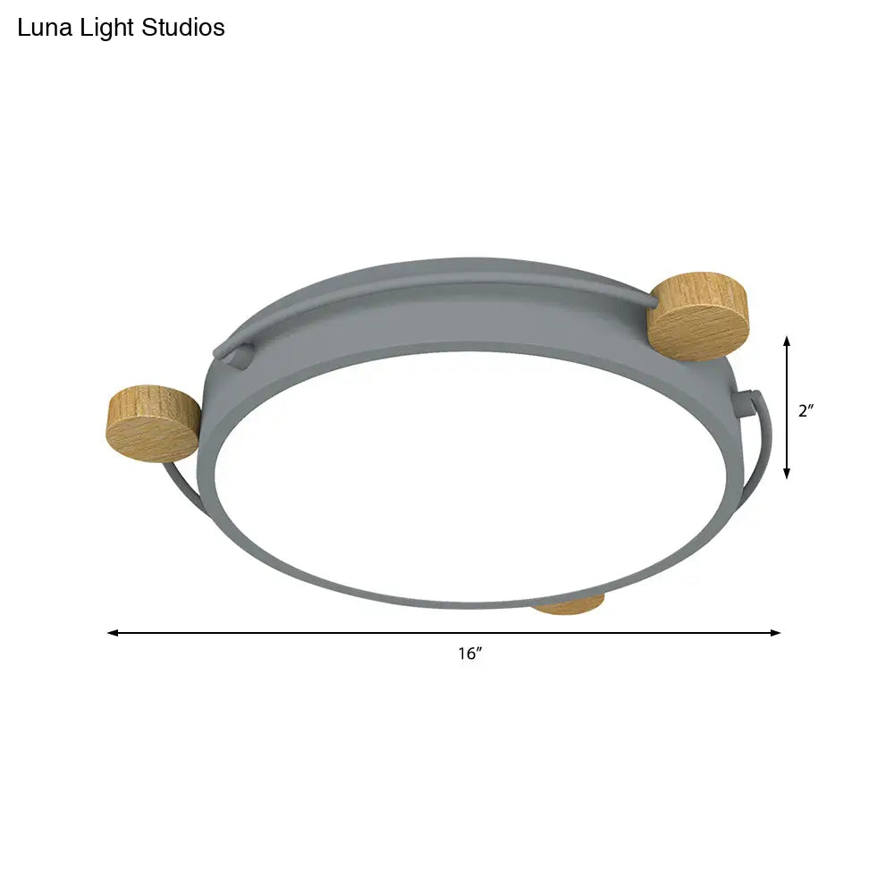 Nordic Orbital Led Ceiling Fixture - 16’/19.5’/23.5’ Wide Flush Mount Lamp In