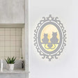Nordic Oval Frame Kitten Kitchen Wall Light With Led Acrylic White