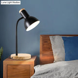 Nordic Reading Light With Metal Touch Shape For Dormitory Desk And Plug-In Convenience