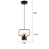 Nordic Simple Creative Chandelier Postmodern Luxury Rotating Table Lamp Led Single Bedroom Bedside
