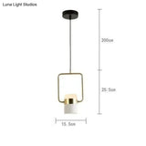 Nordic Simple Creative Chandelier Postmodern Luxury Rotating Table Lamp Led Single Bedroom Bedside