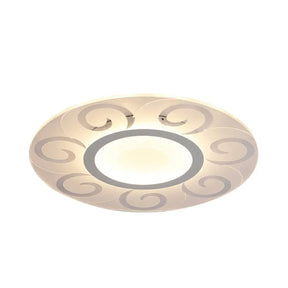 Nordic Style Acrylic Blossom Led Flush Mount Ceiling Lamp Ideal For Study Room White / 16’ Warm