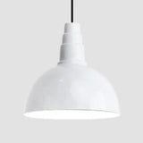 Nordic Style Adjustable Metal Hanging Light For Office And Study Room White