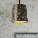 Nordic Style Cement Cone Pendant Light - 1 Black/White/Brown Brown