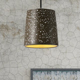 Nordic Style Cement Cone Pendant Light - 1 Black/White/Brown Brown